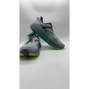 Saucony Men's Tempus Running Shoe Sneaker, Fossil/Moss, 12 Wide